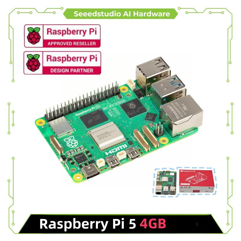 Raspberry Pi5 8GB 16GB 4GB 2GB Kit Laptop MIni PC Computer,2.4GHz 64bit Quad-core Arm Cortex-A76,Bluetooth5.0,BLE Wireless