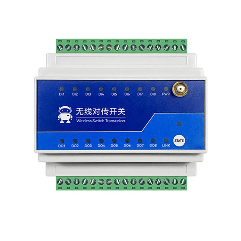 1/2/4/8-Way 915/868MHz Wireless Remote Synchronous Switch 5/10km Distance COJXU E860-DTU Series Industrial Grade Low Latency