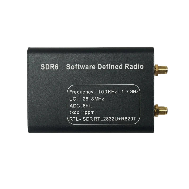 100KHz-1.7GHz SDR6 Receiver (Full Band SDR Receiver) Full Band RTL-SDR Receiver Aviation Short Wave Broadband