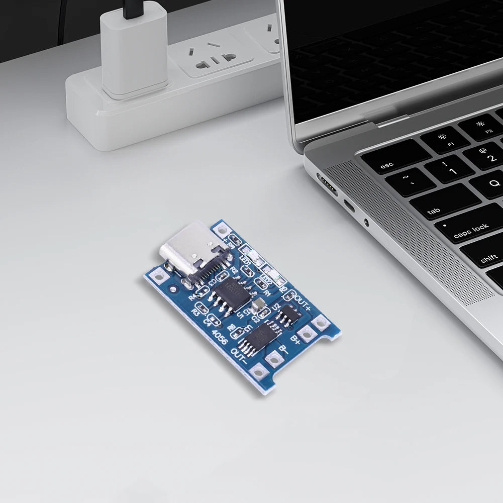 1-20PCS 5V 1A 18650 TP4056 Lithium Battery Charger Module Charging Board With Protection Dual Functions 1A Type-C/Micro/Mini USB